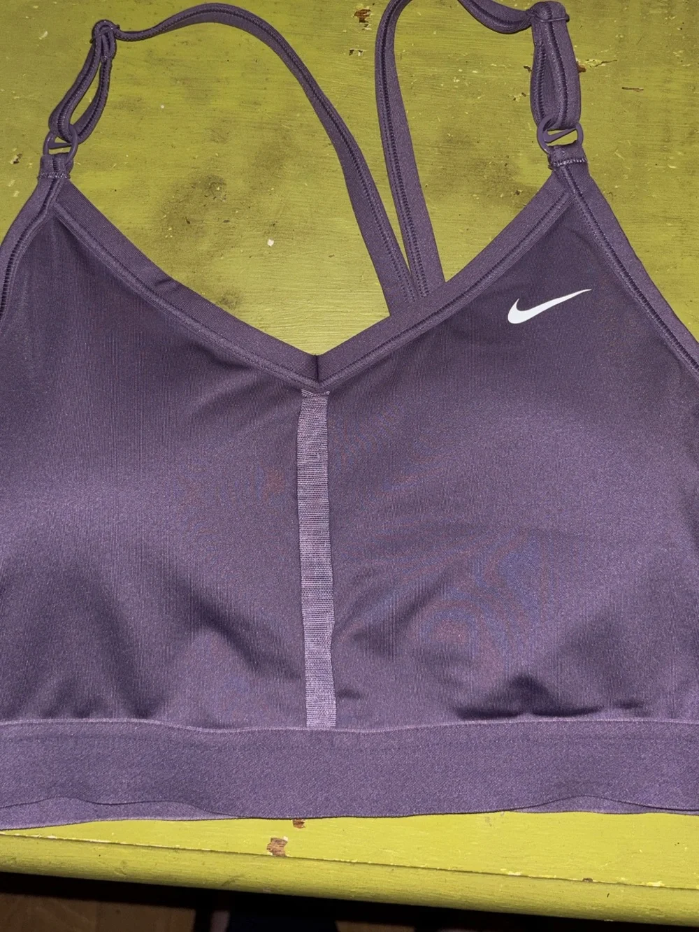 Nike Women’s Purple Strappy Low-Impact Sports Bra